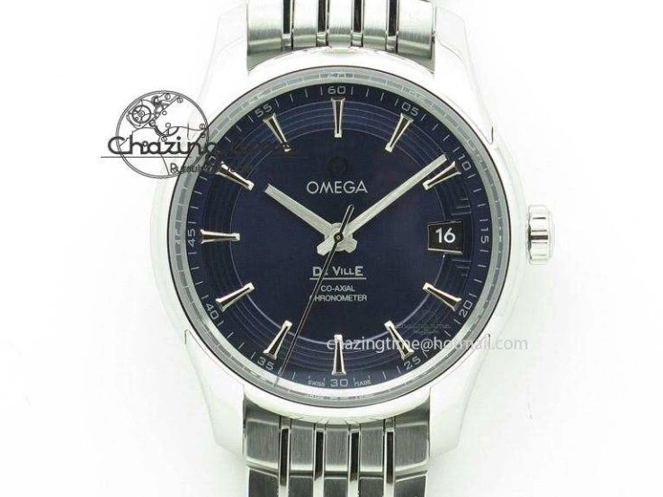 0425 Neat Seamaster Planet Ocean 600M 43.5mm SS SCF 1:1 Best Edition Blue Dial on SS Bracelet A8900 Super Clone 7684